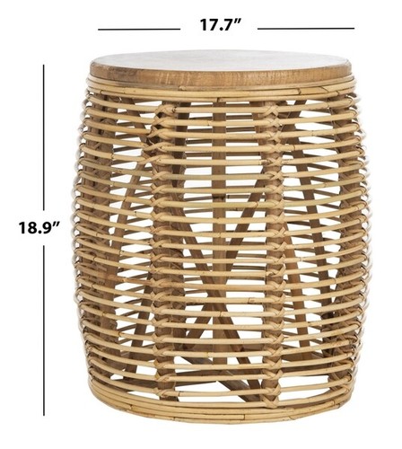 Safavieh maui rattan drum - rattan,