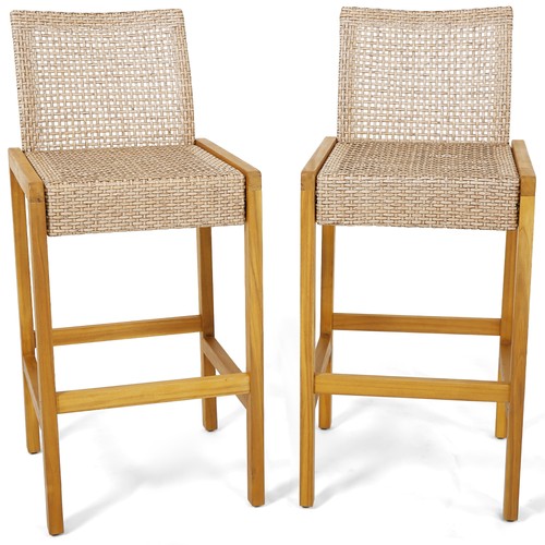 Wicker bar stools - stools, of