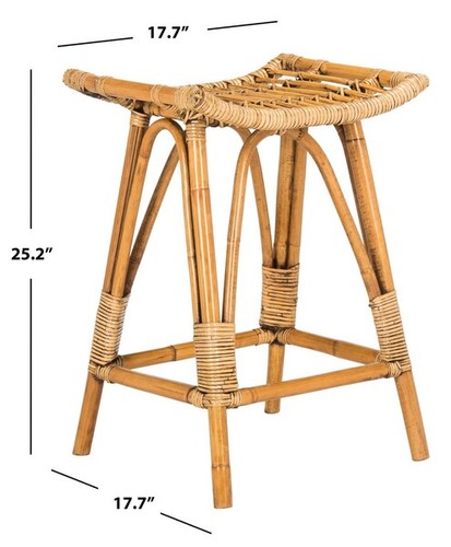 Safavieh leda rattan counter - rattan,