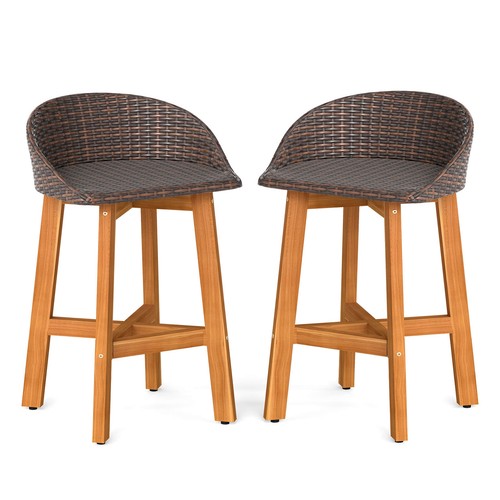 Outdoor faux rattan bar - outdoor,
