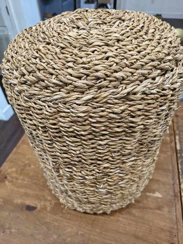 Vintage rattan stool - vintage,