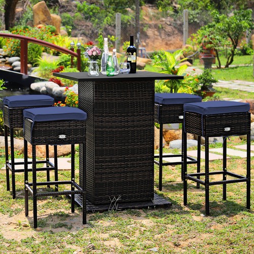 4pcs patio wicker - patio,