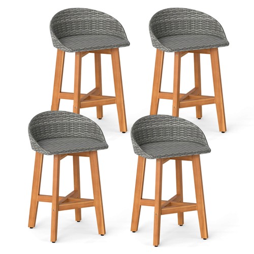 Outdoor faux rattan bar - rattan,